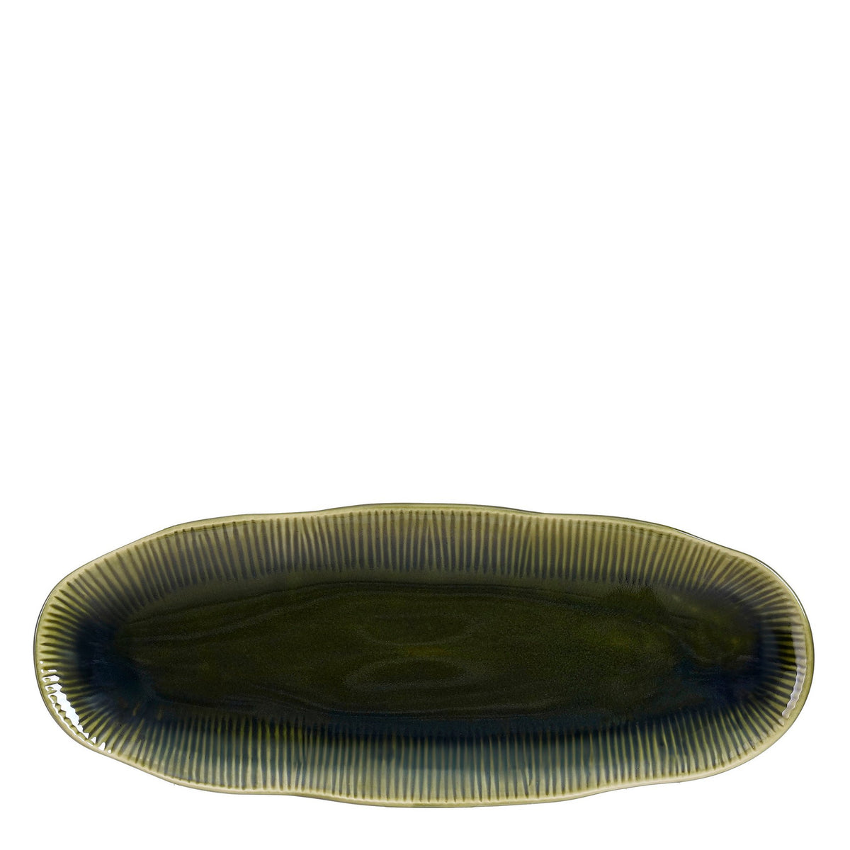 Nusa bord ovaal groen