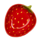 Kom Aardbeien 100 ml Rood Keramiek