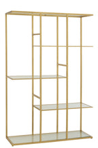J-Line rek - ijzer/glas - goud