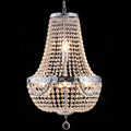 Kroonluchter Ø 40x64-184 cm Zilverkleurig IJzer Hanglamp
