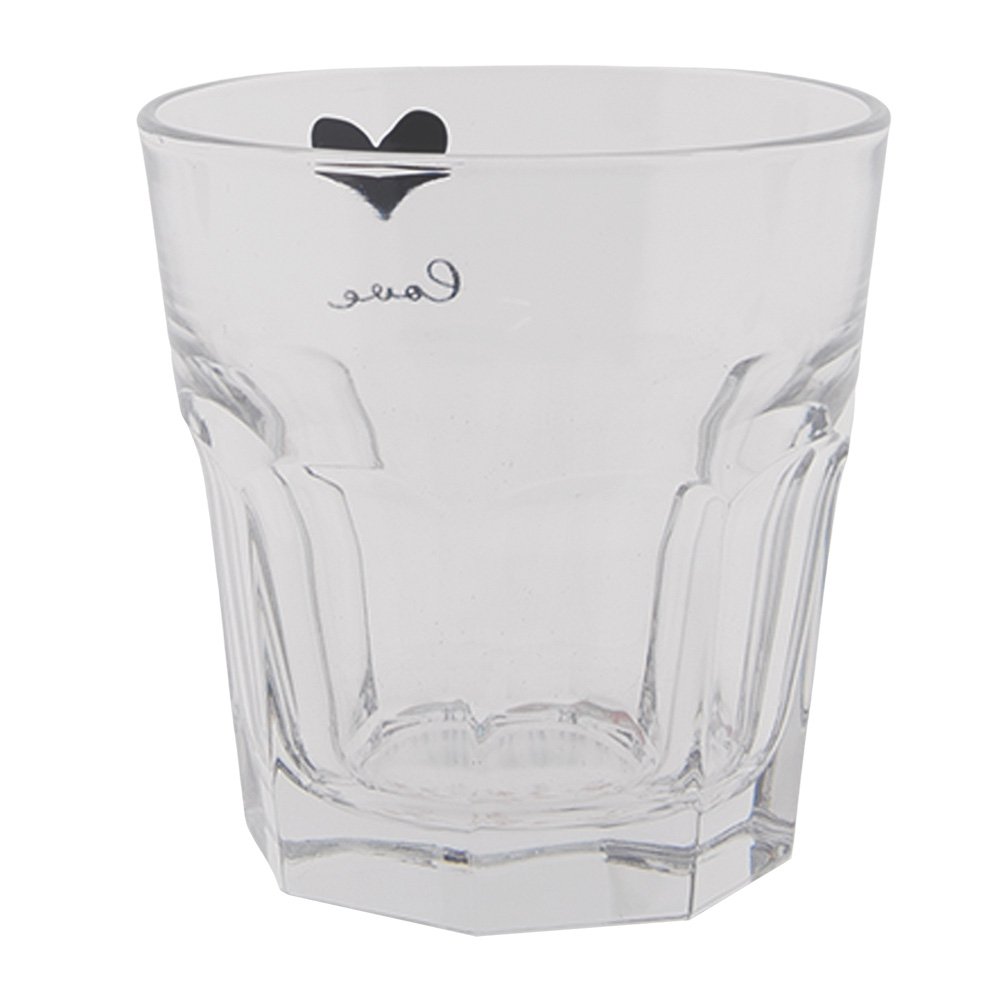 Waterglas 180 ml Glas Hart Drinkbeker