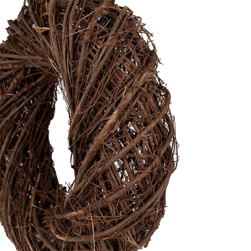 Krans Ø 45x12 cm Bruin Rotan