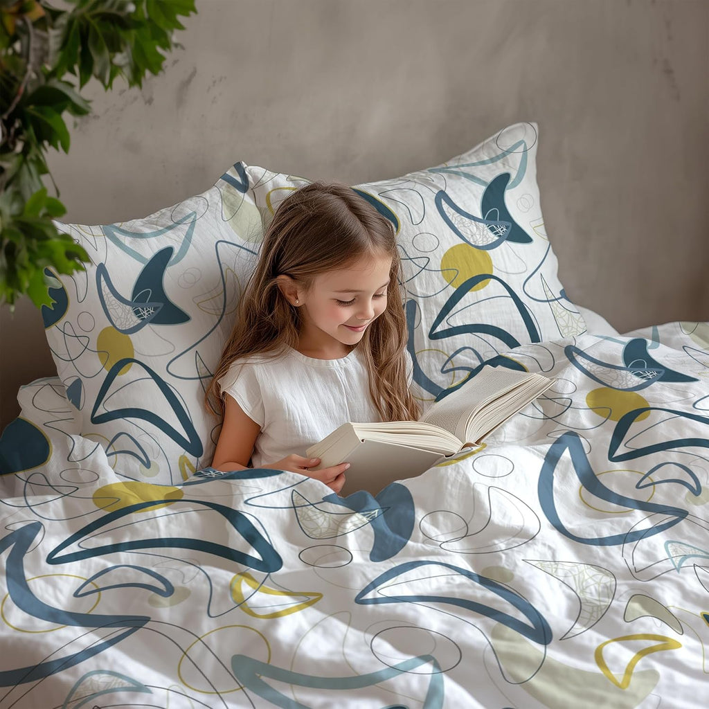 Lakenset voor tweepersoonsbed - 100% puur katoen 144TC - 88x90 inch met 2 kussenslopen