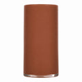 Cilinder Astra solid donker terra h30 d15cm