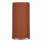 Cilinder Astra solid donker terra h30 d15cm