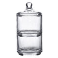 Voorraadpot Deksel Ø 10x21 cm Glas Hart Voorraadbus