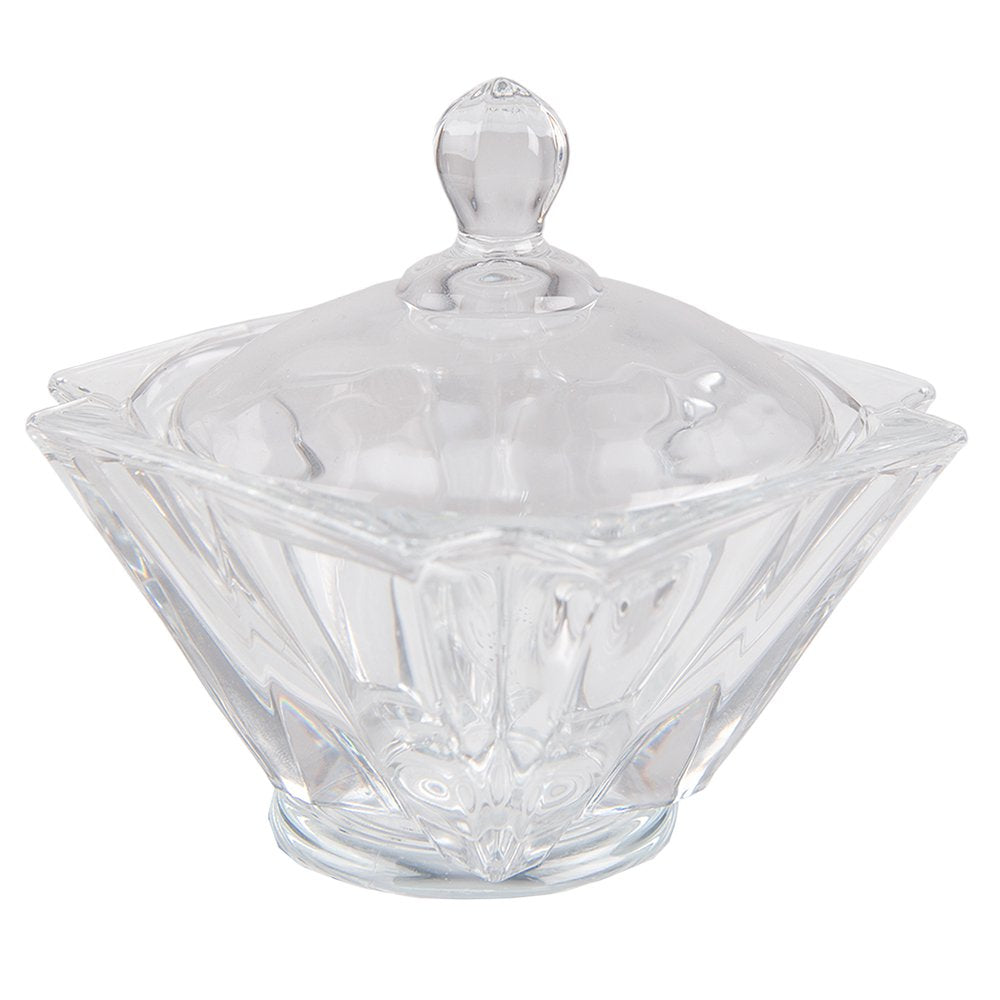 Glazen potje Ø 11x11 cm Glas Potje met Deksel