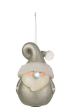 J-Line kersdecoratie - poly - zilver - large- CO