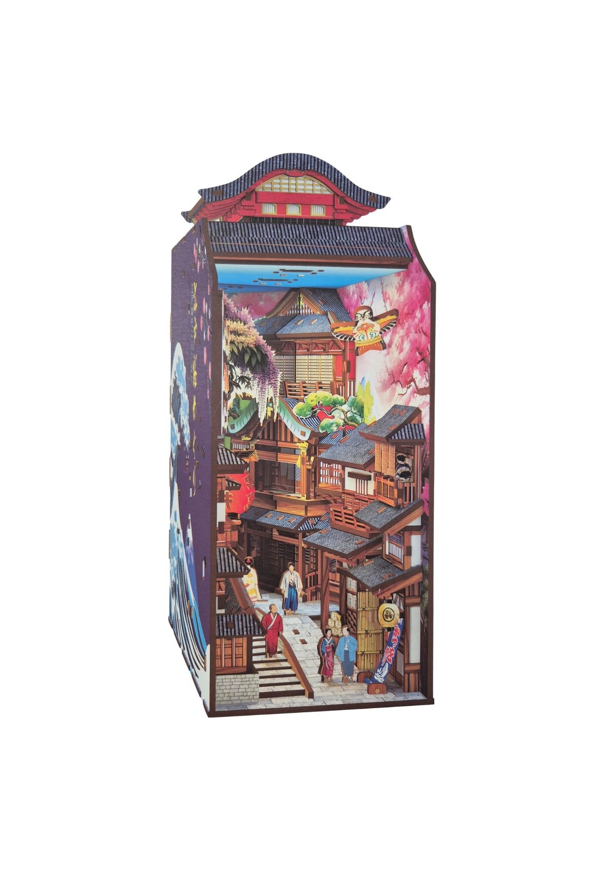 Inspirebox, 3D Booknook Edo Sakura Journey, BE011921,19x10x24,3cm