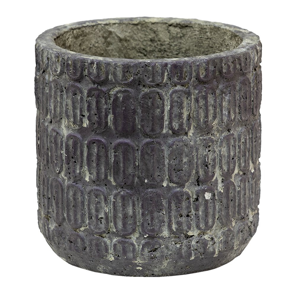 Bloempot Ø 17x16 cm Bruin Beton Bloempot Binnen