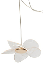 J-Line plafondlamp bloem - acryl - goud - small