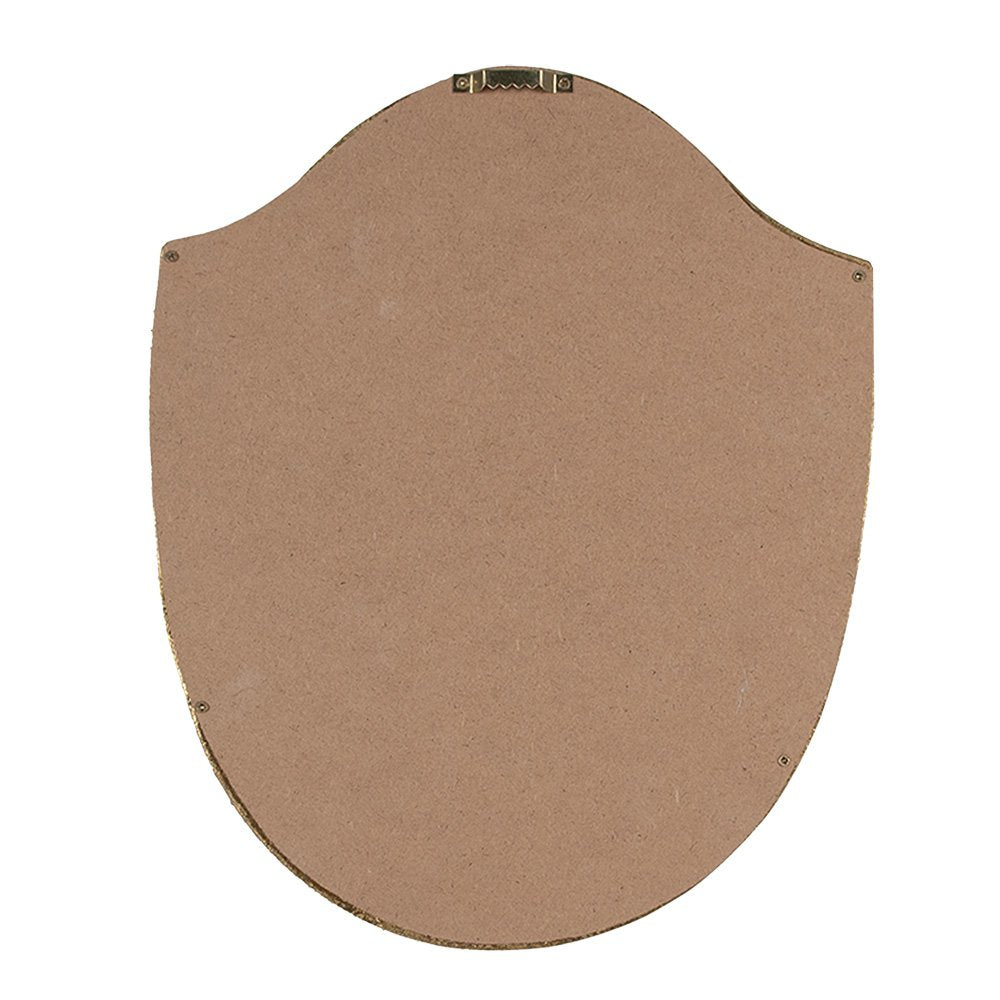 Wanddecoratie 25x3x30 cm Goudkleurig Polyresin Hart Muurdecoratie