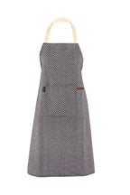 Apron Sherlock Lagarto - 68x85 cm, black/white