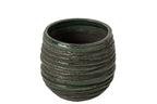 J-Line Bloempot - keramiek - petrolblauw - medium
