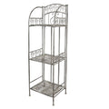 Opbergrek Grijs, IJzer 34x29x112 cm