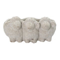 Bloempot Schaap 26x20x12 cm Grijs Steen Bloempot Binnen