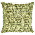 Uneven Diamond kussen groen 45x45cm