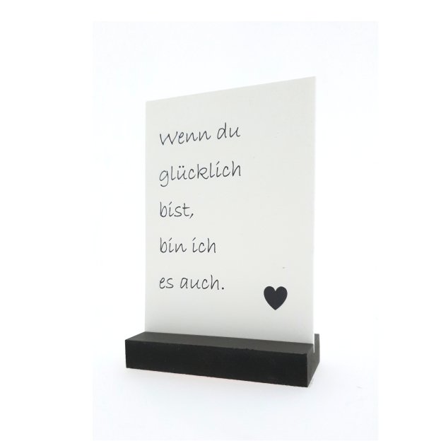 Decoplaatje - For-Wenn-du - met houder