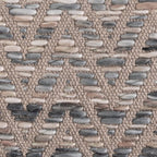Tye&Dye Acrylic Zigzag kussen grijs 30x50cm