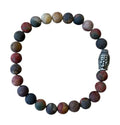 Heren armband Picasso Jaspis mat met Boeddha kraal