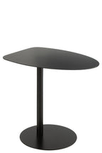 J-Line Bijzettafel Ice Metaal Zwart