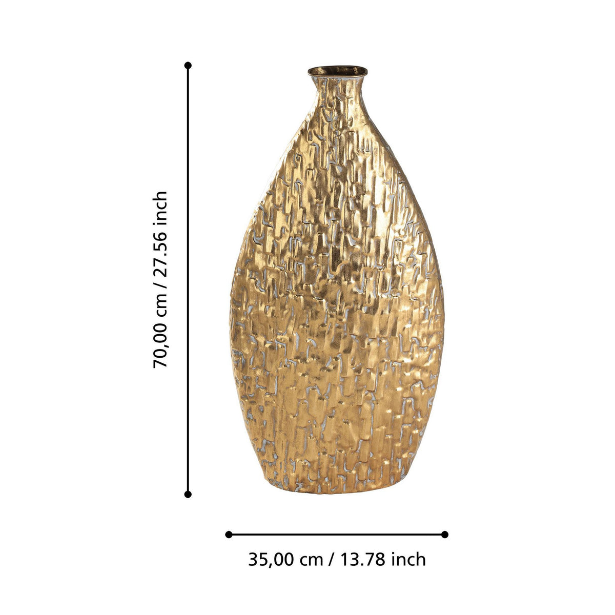 Voedsel lengg goud 35x14x70 cm