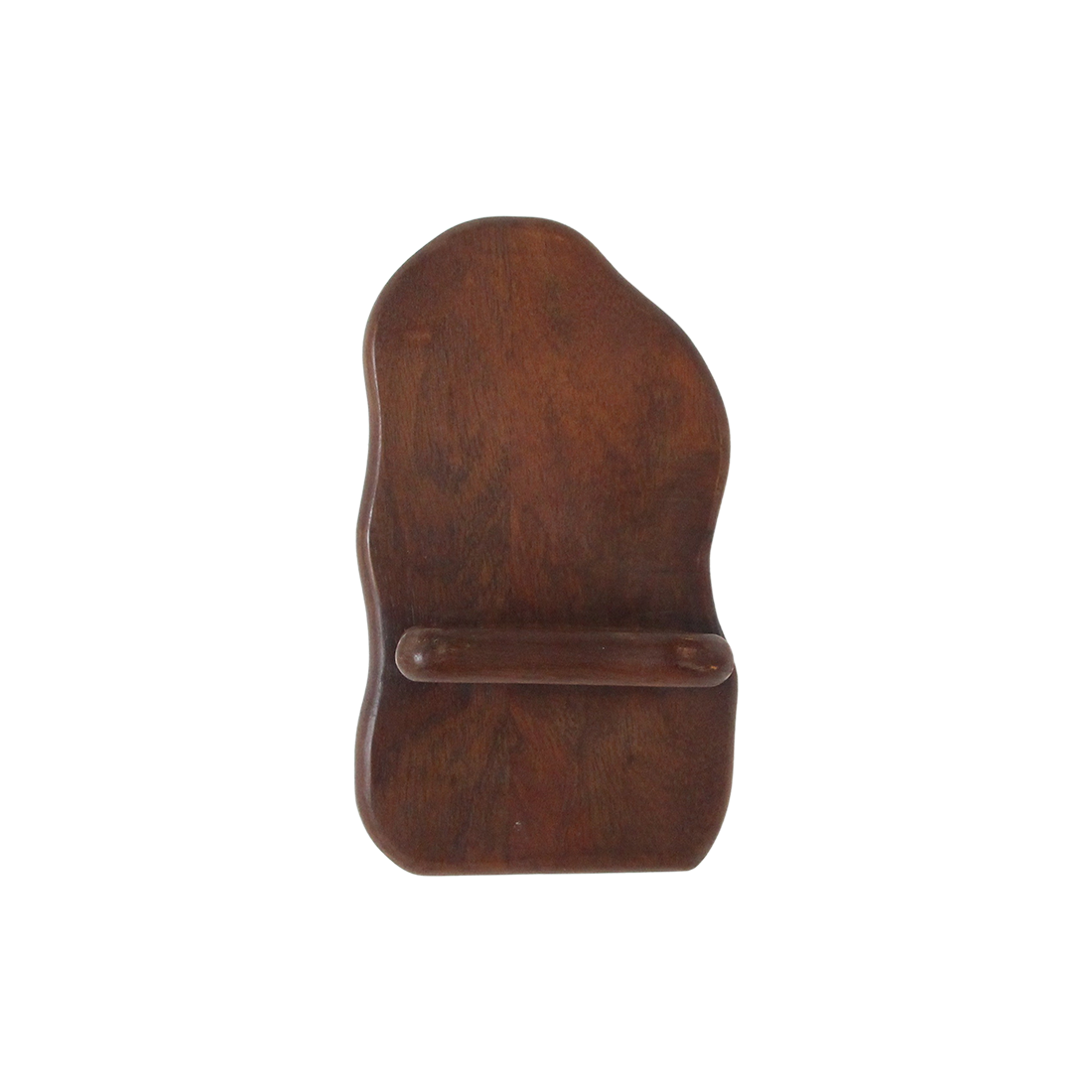 Bullnose mangohouten wandplank - 15x10x26 cm