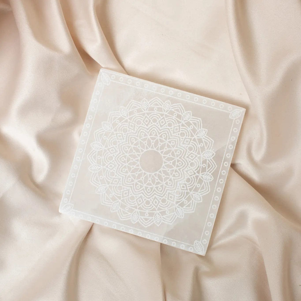 Seleniet plaat Mandala