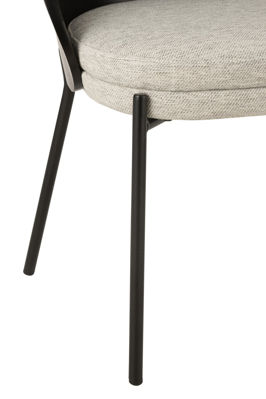 J-Line stoel Lone - multiplex/metaal - zwart/grijs