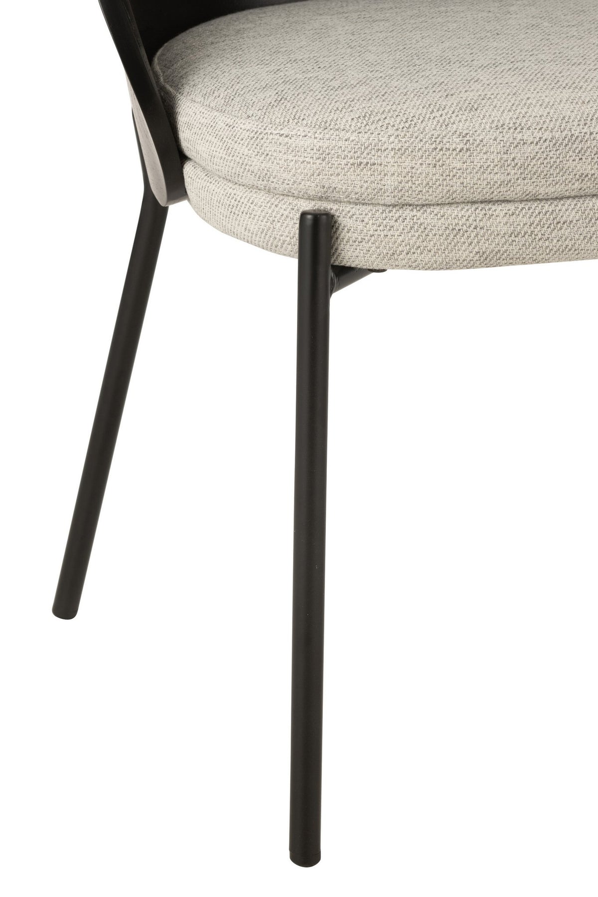 J-Line stoel Lone - multiplex/metaal - zwart/grijs