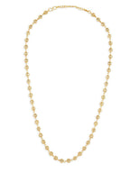 Vergulde kralenketting – retailketting – kralenontwerp – 29 cm lengte