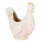 Bloempot Kip 36x18x35 cm Beige Keramisch materiaal