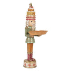Kerstdecoratie Beeld Notenkraker 15x15x41 cm Bruin Kunststof