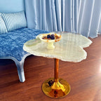 Tulpentafel in witte onyx