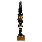 Kerstdecoratie Notenkraker 23 cm Zwart Polyresin