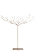 J-Line decoratie Boom - metaal - goud - large