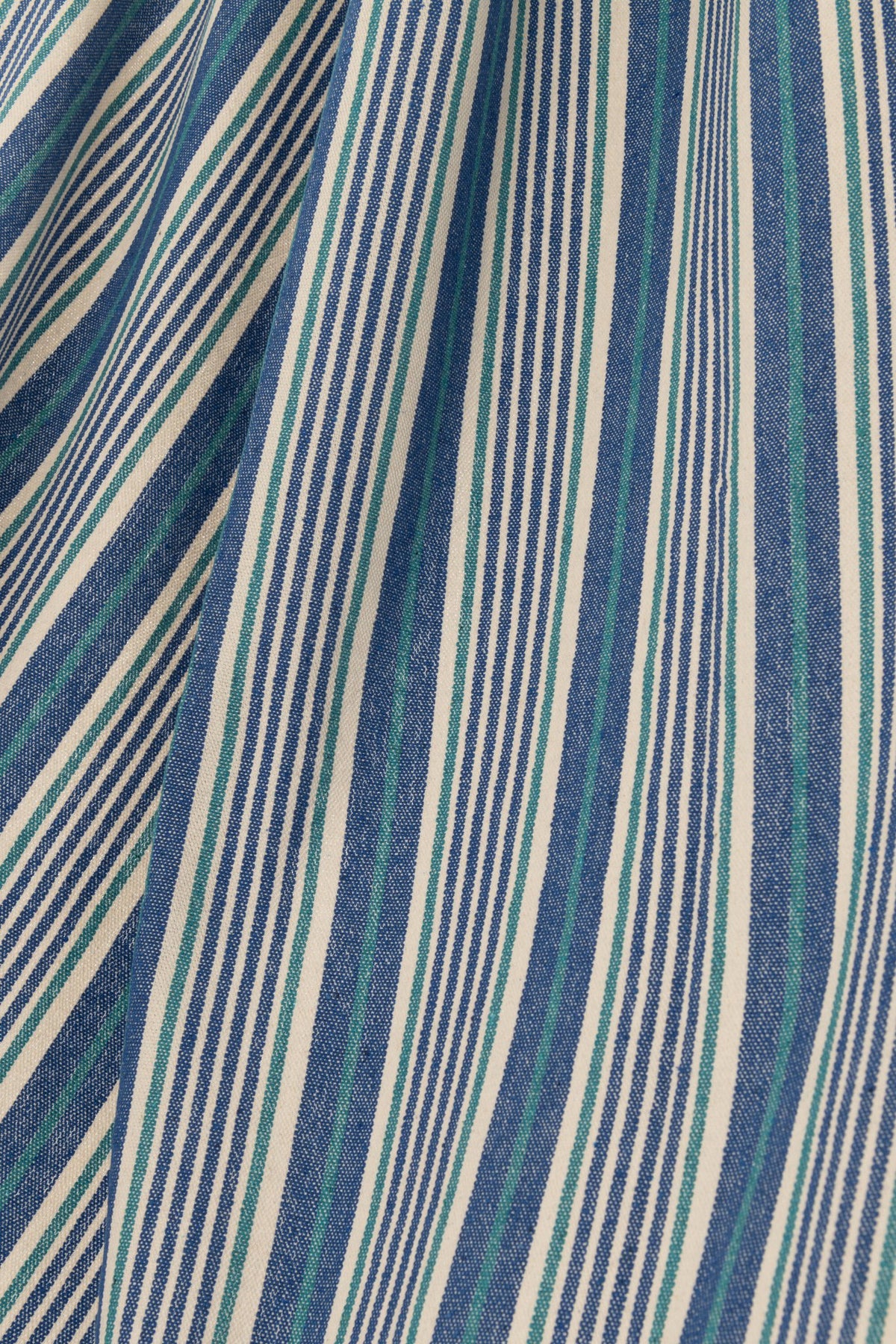 J-Line Hangmat Strepen Katoen/Polyester Blauw/Wit