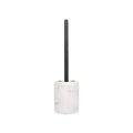 Toiletborstel 9,5xH37cm met standaard marmer wit Suds