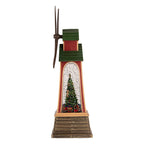 Kerstdecoratie met LED-verlichting en muziek 11x11x28 cm / 3xAA Bruin Kunststof