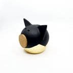 Verdeelde gouden piggy bank