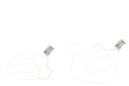 J-Line slinger Draad 20l - goud/zilver - warm wit - 2 stuks - LED
