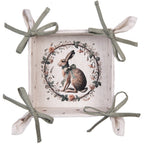 Broodmand 35x35x8 cm Beige Katoen