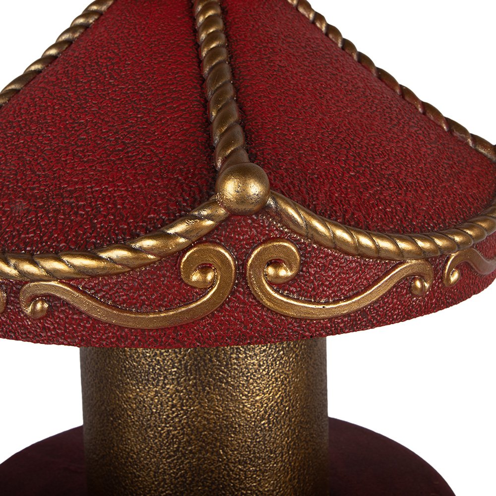 Kerstboom Standaard Draaimolen Ø 52x73 cm Rood Keramiek
