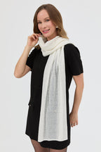 Diamond sjaal Ecru