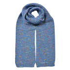 Wintersjaal Dames 14x146 cm Blauw Synthetisch