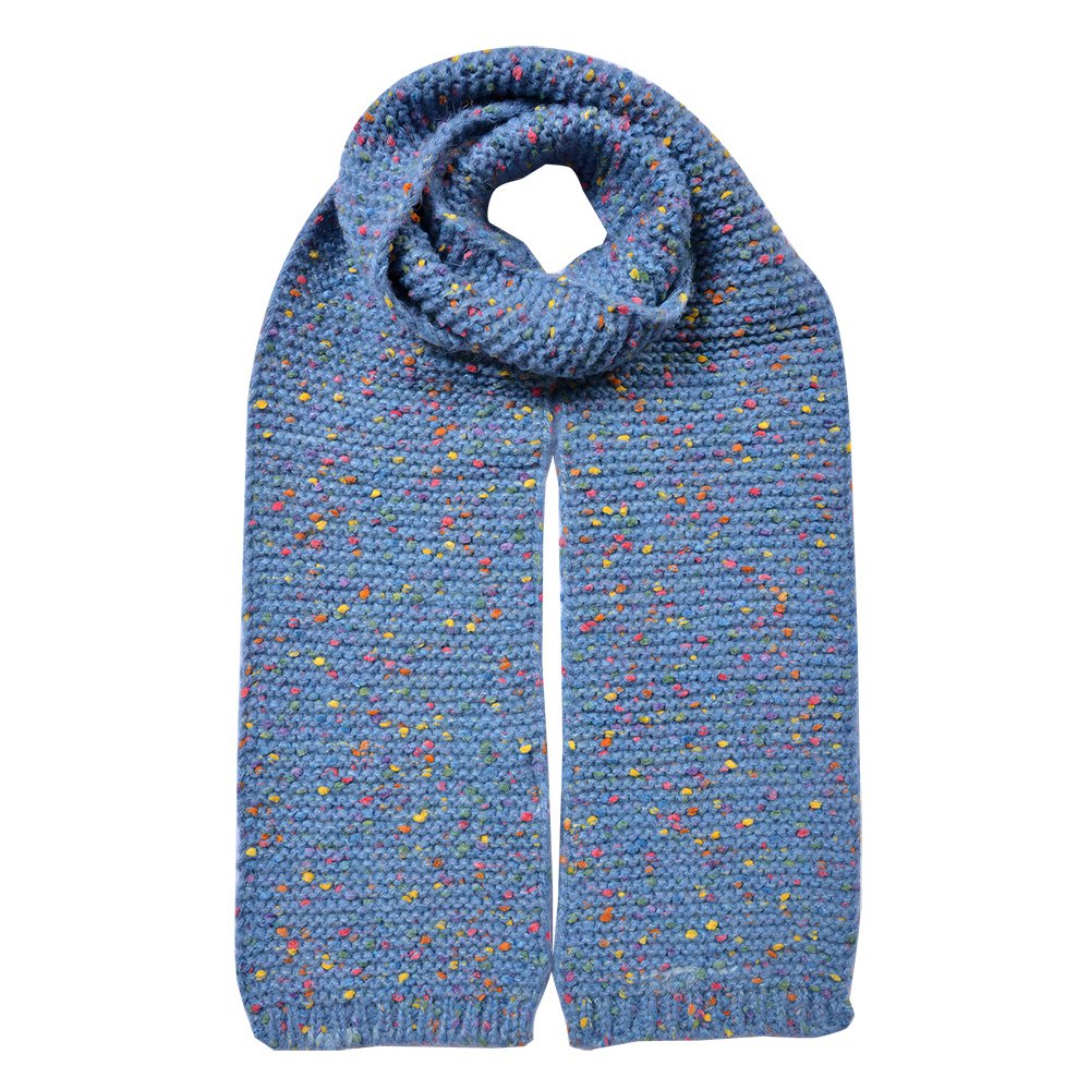 Wintersjaal Dames 14x146 cm Blauw Synthetisch