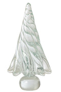 J-Line decoratie Kerstboom - glas - transparant