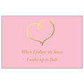 Set mini kaartjes Follow my heart