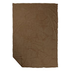 Plaid Bladeren Taupe 140x200cm