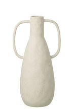 J-Line vaas Jodi - steengoed - wit - L